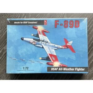F-89D USAF All-Weather Fighter Hobby Craft Model Kit 1:72 HC1374, New and Sealed